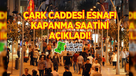 ÇARK CADDESİ ESNAFINDAN CORONA KARARI
