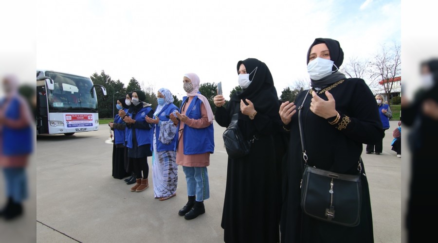 GÖNÜL KERVANI DUALARLA YOLA ÇIKTI