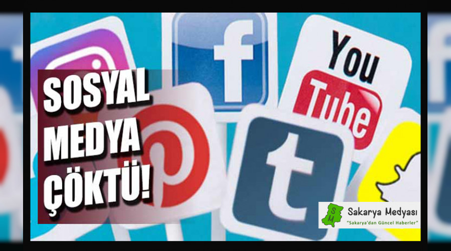 İnternet ve sosyal medya çöktü