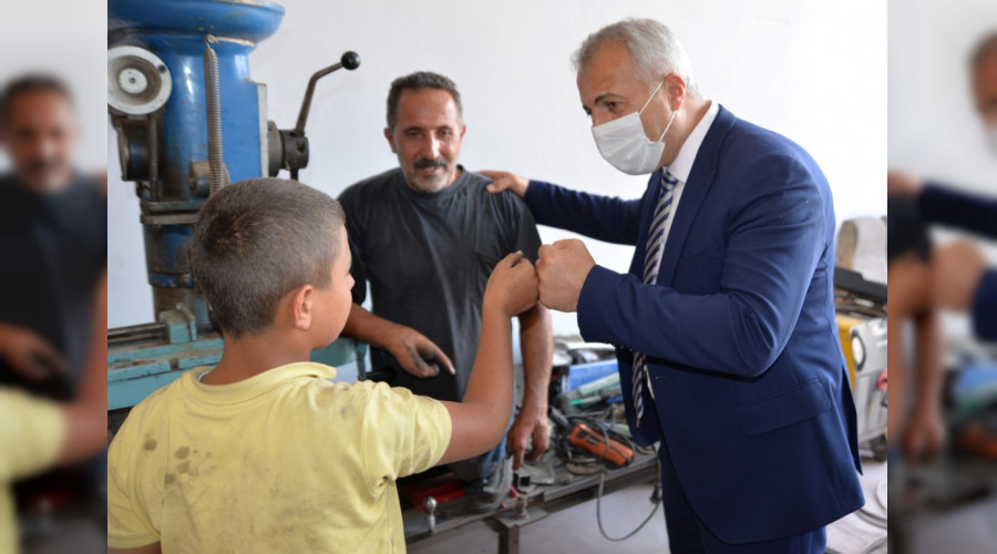 KÜÇÜK SANAYİ ESNAFINA YOL SEVİNCİ