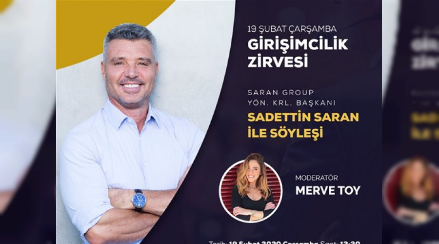Sadettin Saran SATSO'da Girişimcilik Zirvesi'ne Geliyor