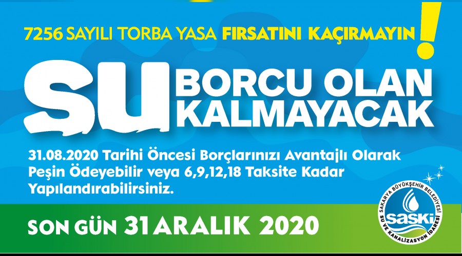 SASKݒde su borlarna yaplandrma frsat