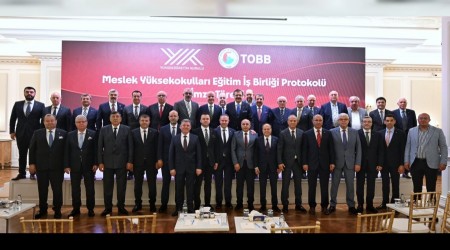 STB Bakan Gen Meslek Yksekokullar Eitim  Birlii trenine katlm salad.