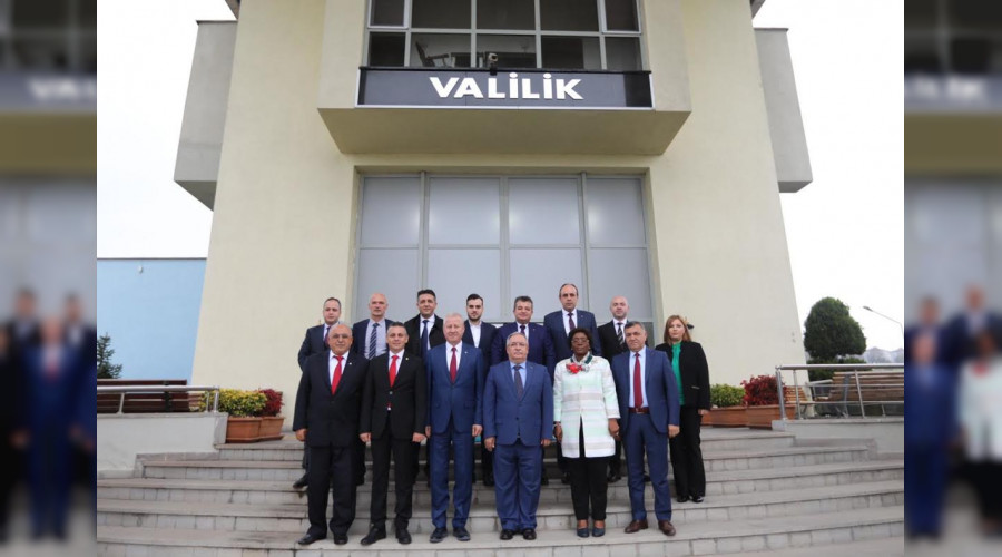 Tanzanya Birleik Cumhuriyeti Ankara Bykelisi Kiondo'dan Vali Nayir'e Ziyaret