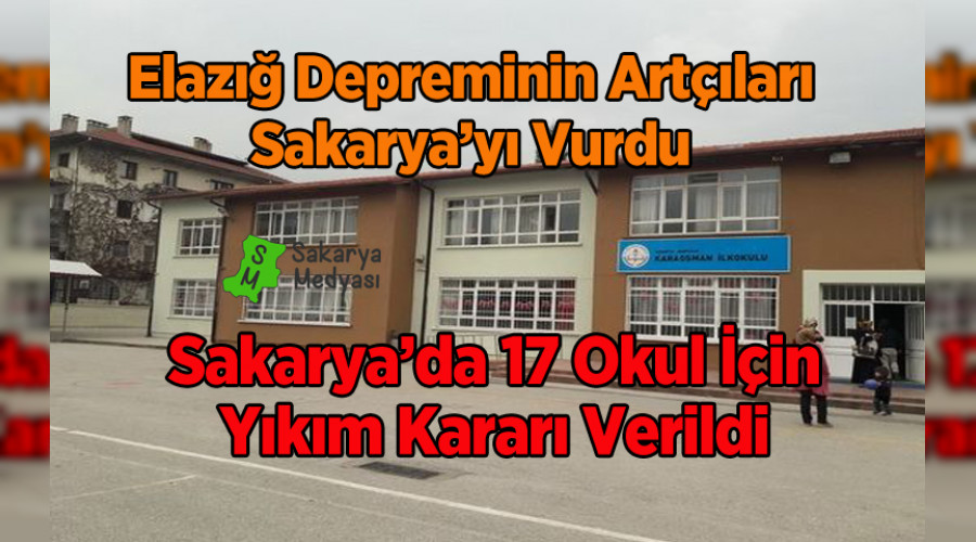 17 OKUL YIKILACAK! GETE OLSA Y BR ADIM...