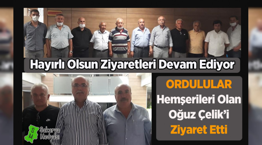 BAŞSAVCI VEKİLİ ÇELİK'E HEMŞEHRİ ZİYARETİ