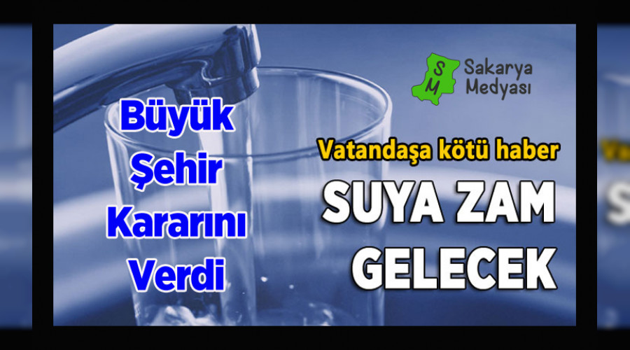 BYKEHR MECLSTEN 'SUYA ZAM' KARARI IKTI!