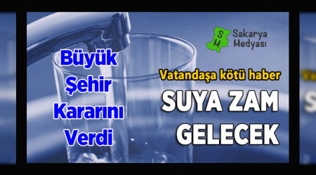 BYKEHR MECLSTEN 'SUYA ZAM' KARARI IKTI!