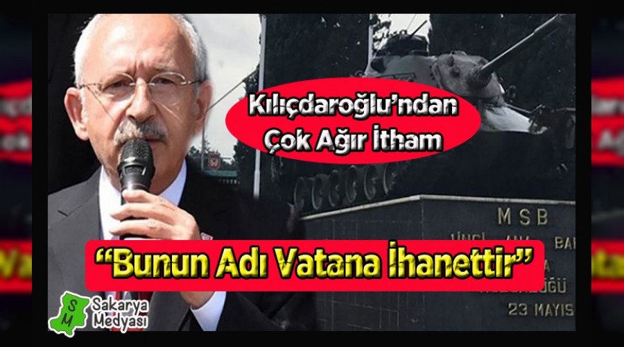 KILIÇDAROĞLU'NDAN ÇOK SERT TANK PALET ÇIKIŞI