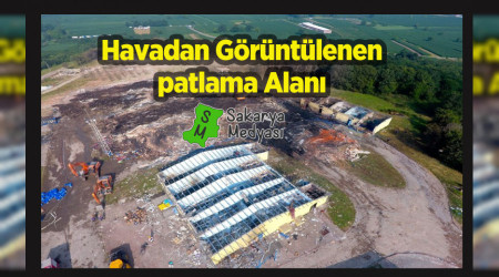 PATLAMA ALANI HAVADAN GRNTLEND