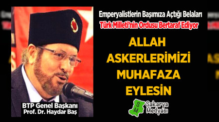 Prof. Dr. Haydar Ba'tan 'Harekt' mesaj!