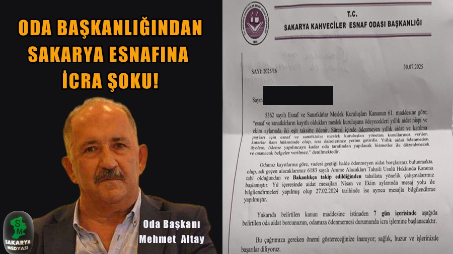 SAKARYA ESNAFINA CRA OKU!