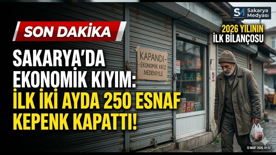 SAKARYA�DA EKONOM�K KIYIM: KEPENKLER �ARES�ZL��E KAPANIYOR!