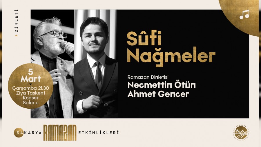 Sakaryada Ramazan takvimi iki gzel etkinlikle devam edecek: Bir seminer bir dinleti