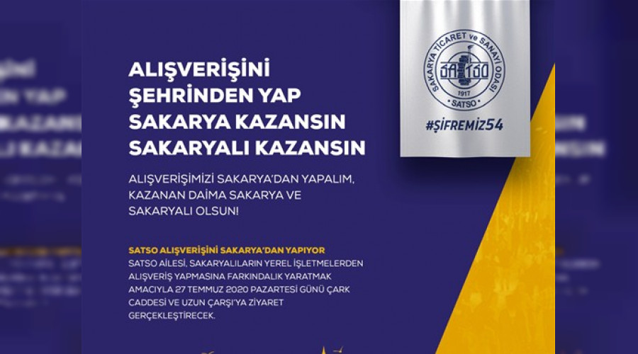 'SATSO ALIVERN SAKARYA'DAN YAPIYOR'