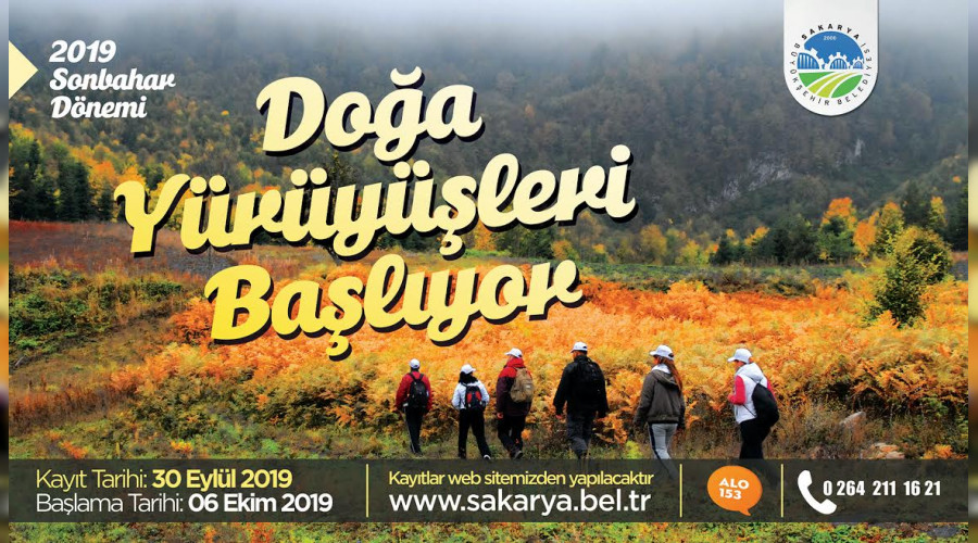 Sonbahar Doğa Yürüyüşleri başlıyor