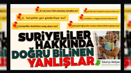 SURİYELİLER HAKKINDA BİLGİ KİRLİLİĞİ Mİ VAR?..
