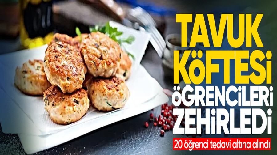 Tavuk kftesi rencileri zehirledi