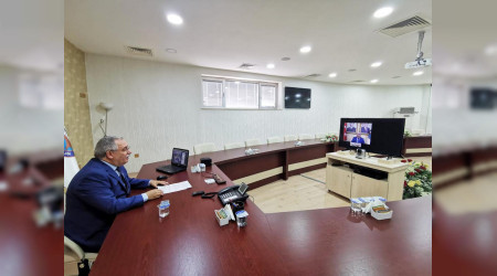 Vali Nayir Telekonferans Sistemiyle Erzincanl rencilere Seslendi