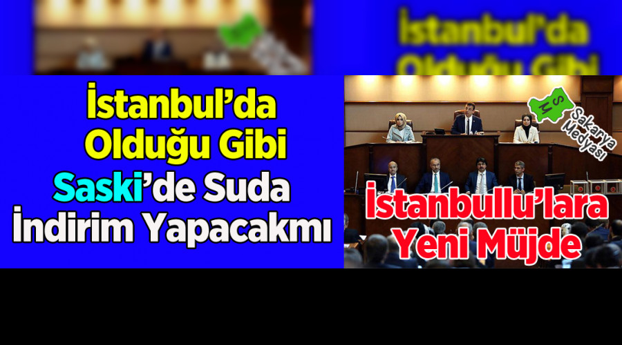 VATANDAŞ SASKİ'DEN MÜJDELİ HABER BEKLİYOR