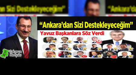 YAVUZ BELEDYE BAKANLARINA DESTEK SZ VERD