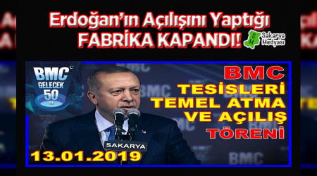 10 BİN KİŞİYE İSTİHDAM SAĞLAYACAĞI İLAN EDİLEN FABRİKANIN KAPISINA KİLİT VURULDU
