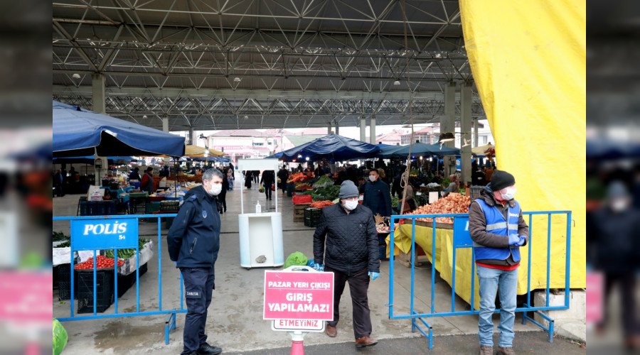 Adapazar'nda Pazar Yerlerine Sk Denetim