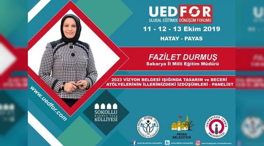 Fazilet Durmuş UEDFOR'da Tasarım ve Beceri Atölyelerini anlatacak