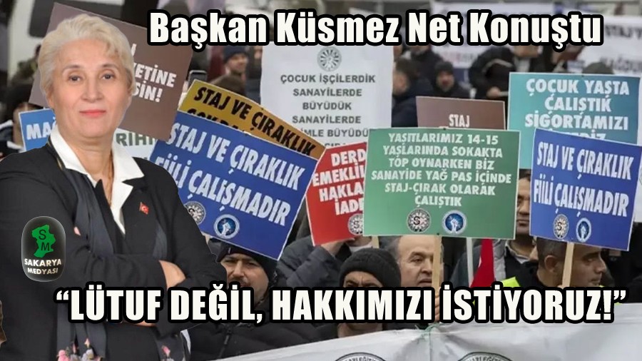 SANAY�N�N UNUTULAN �OCUKLARI BOZ�Y�K�TEN SESLEND�: "B�Z L�TUF DE��L, HAKKIMIZI �ST�YORUZ!"