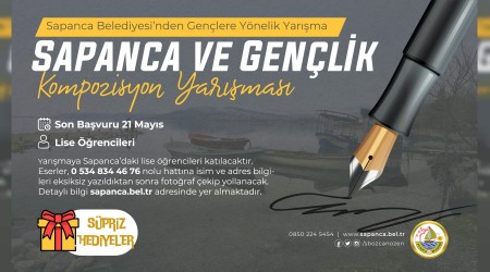 Sapanca Belediyesi’nden Gençlere Yönelik Yarışma