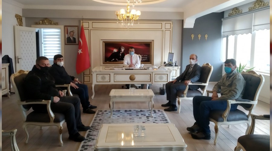 Tanınmış İşadamlarından Kaymakam Yakup Güney'e ziyaret