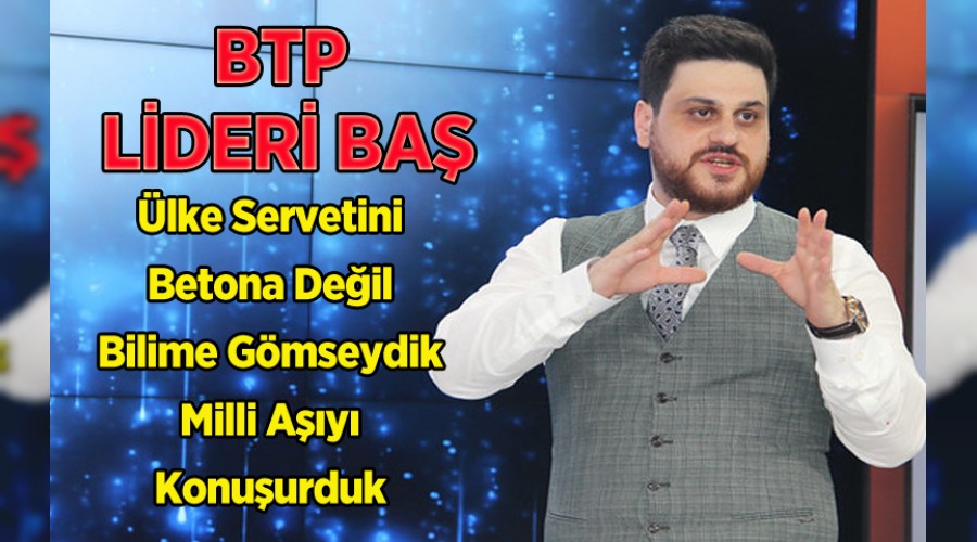 lke servetini betona deil bilime gmseydik, Milli ay konuurduk