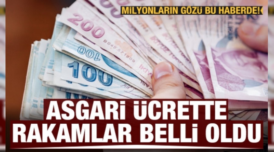 Asgari crette rakamlar belli oluyor
