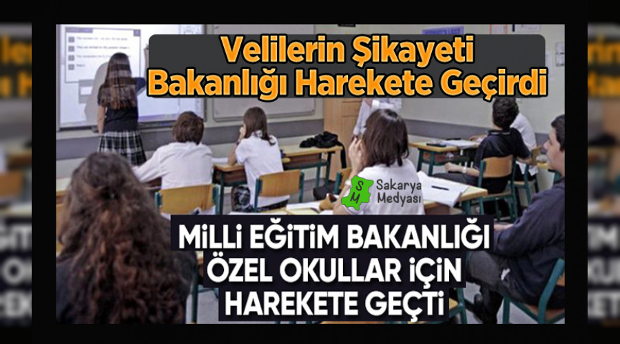 BAKANLIK: VELLERN KAYET OLDUU ZEL OKULLAR HAKKINDA AIKLAMA YAPTI!