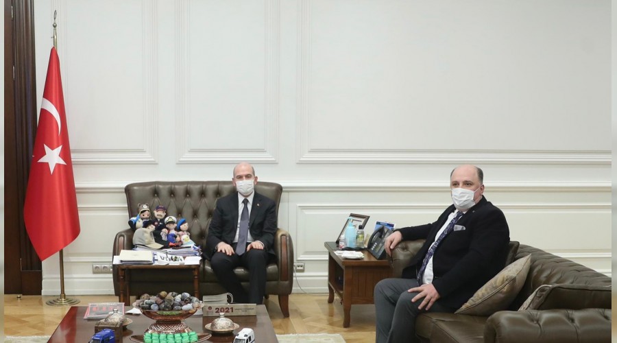 Cihan Saraç, Bakan Süleyman Soylu ile uzun görüştü