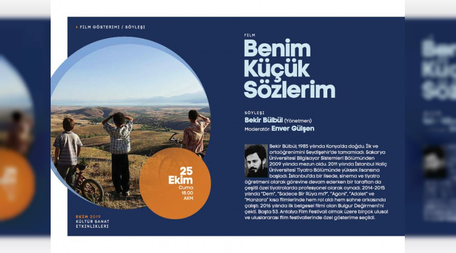 Film gösterimi ve söyleşi bir arada