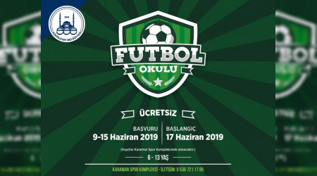 Futbol Okulu'nda Son Kayt 15 Haziran