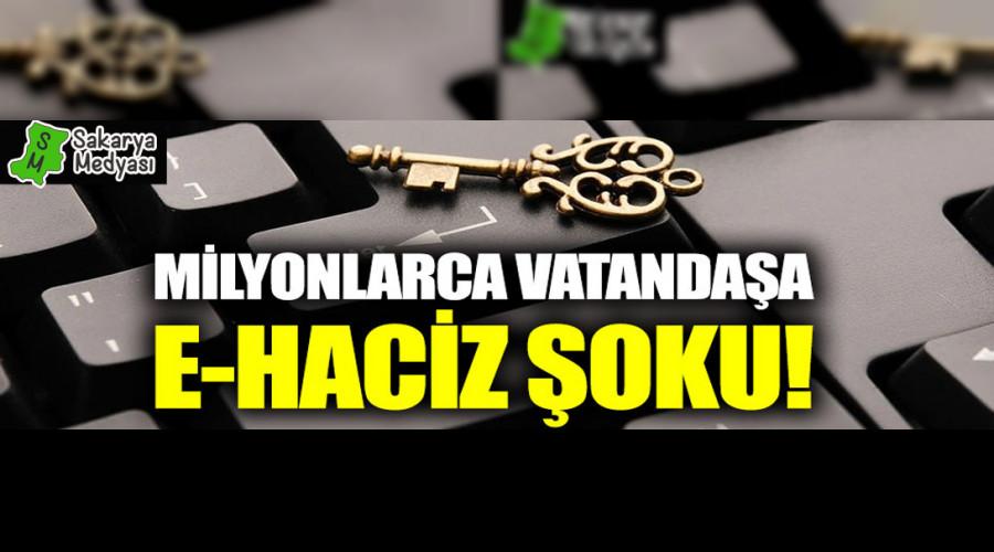 Milyonlarca vatandaa e-haciz oku