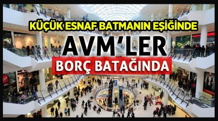 Sakarya'da ki 3 büyük AVM için ekonomik artçılar devam ediyor