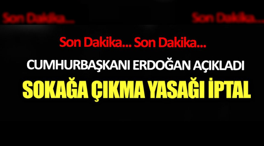 Sokaa kma yasa karar iptal edildi!