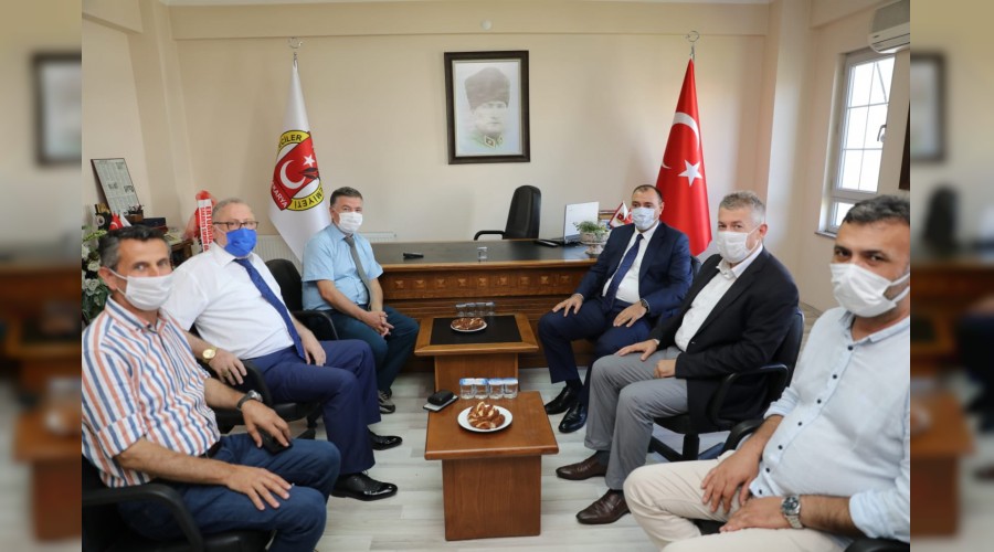 Vali Çetin Oktay Kaldırım'dan SGC'ye ziyaret