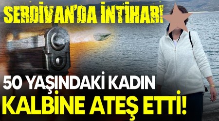 50 yandaki kadn kendini kalbinden vurdu