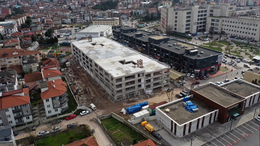 Büyükşehir Sağlık Kampüsü’ne 530 araçlık otopark kazandırıyor: