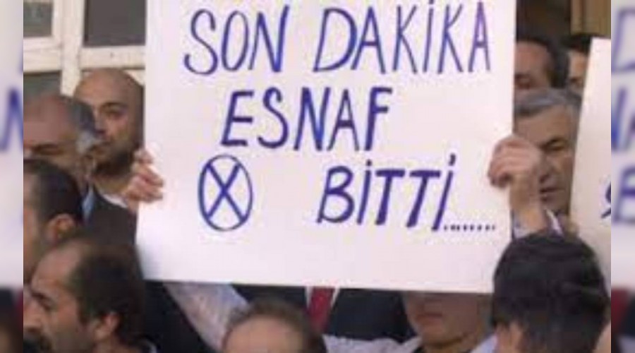 CUMHUR İTTİFAKI ESNAFA DESTEĞİ REDDETTİ 