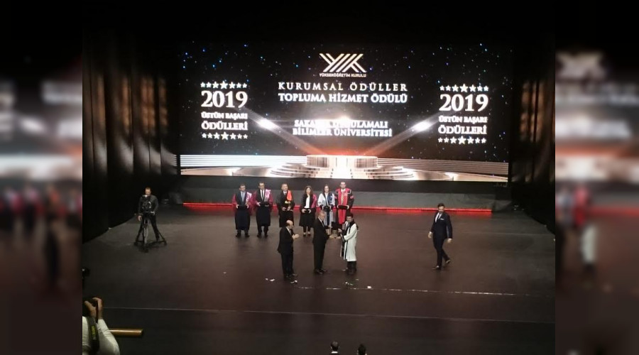 CUMHURBAŞKANI'NINDA SUBÜ'YE TOPLUMA HİZMET ÖDÜLÜ