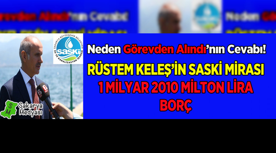 ÇUVALLA PARA TOPLAYAN SASKİ BORÇ BATAĞINDA