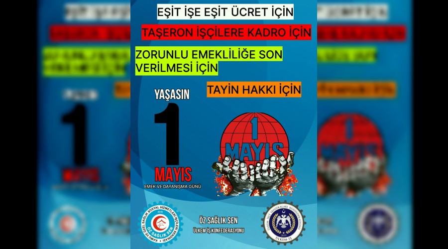Fatih Ayan: Yaasn 1 Mays Emek ve Dayanma Gn