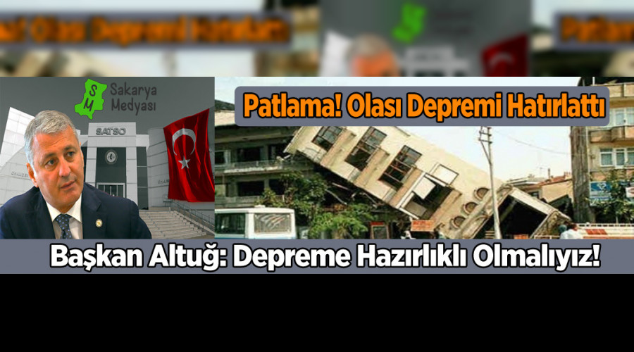 Olası bir depreme hazırlıklı olmalıyız