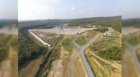 SAKARYA KAYNARCA TOPÇU GÖLETİ'NDE SU TUTULMAYA BAŞLANDI