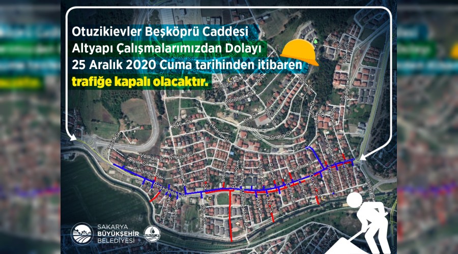 Serdivan’da güçlü altyapı için çalışmalar sürüyor